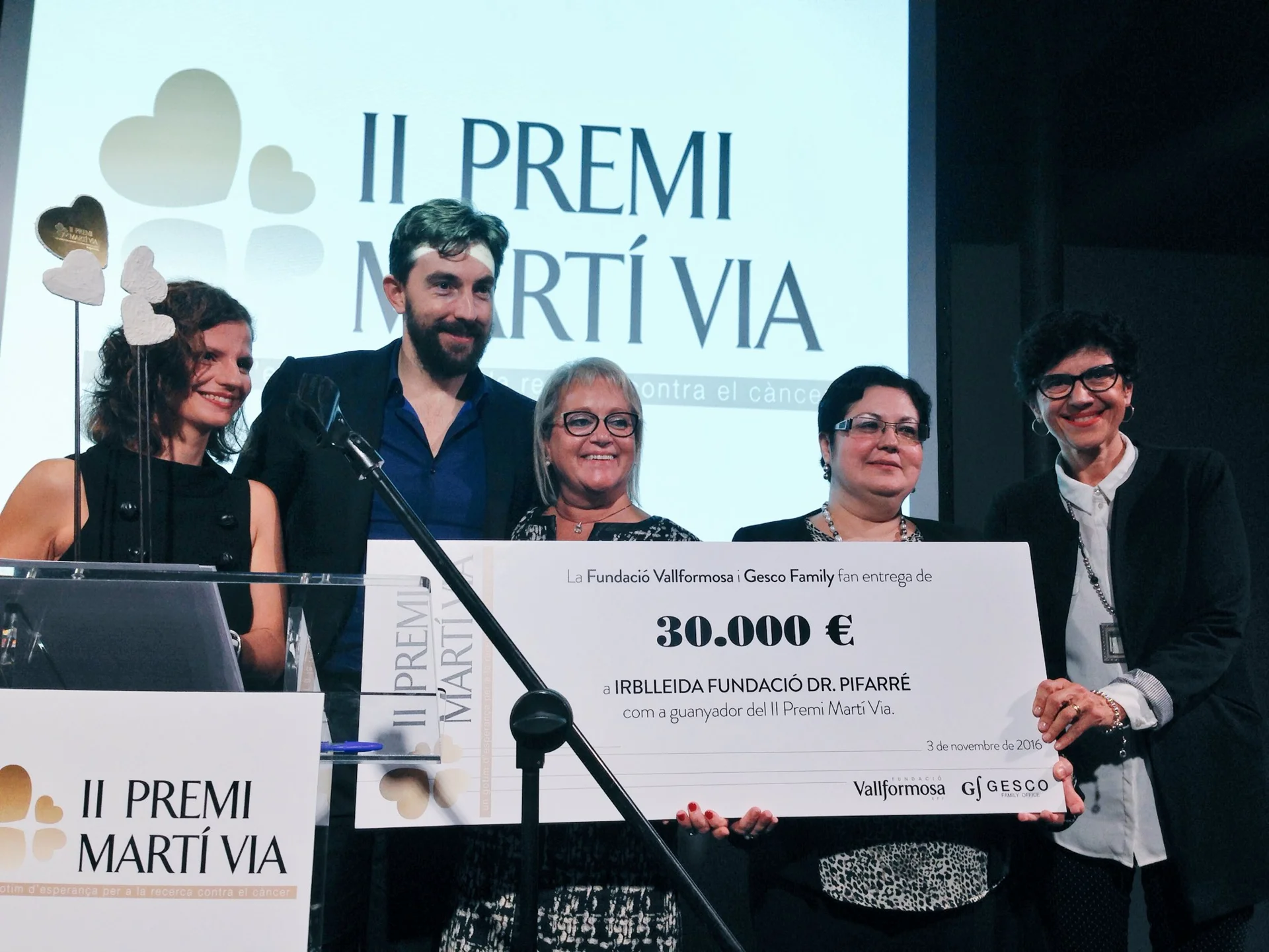 IRBLleida won the prize II Premi Mart&iacute; Via devoted to research in the field of oncology