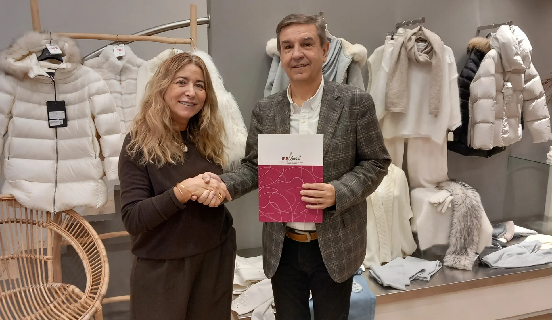 La boutique Marta Anthia renueva su colaboración con el IRBLleida