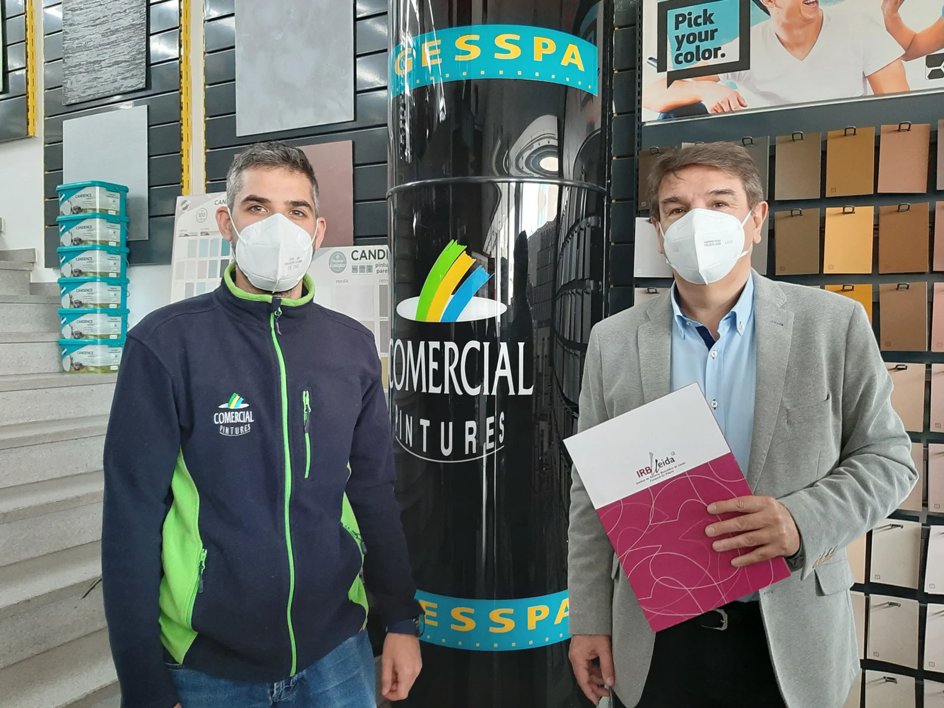 Comercial Pintures renueva su fidelidad en la investigación biomédica