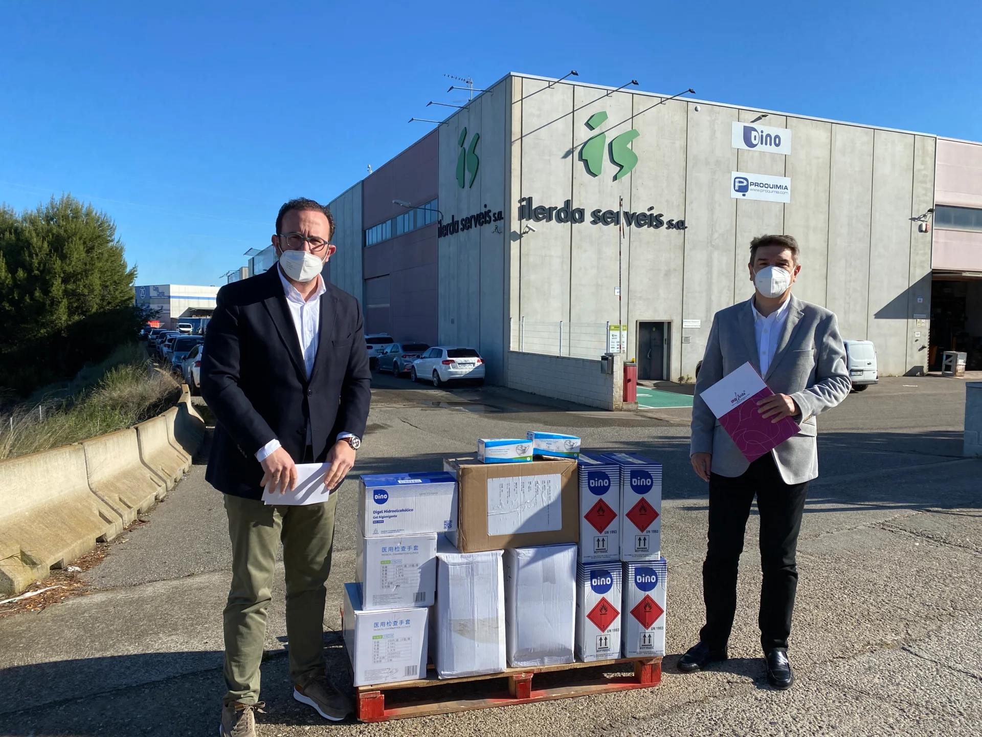 Ilerda Serveis col·labora amb l'IRBLleida amb l'entrega d'EPIs