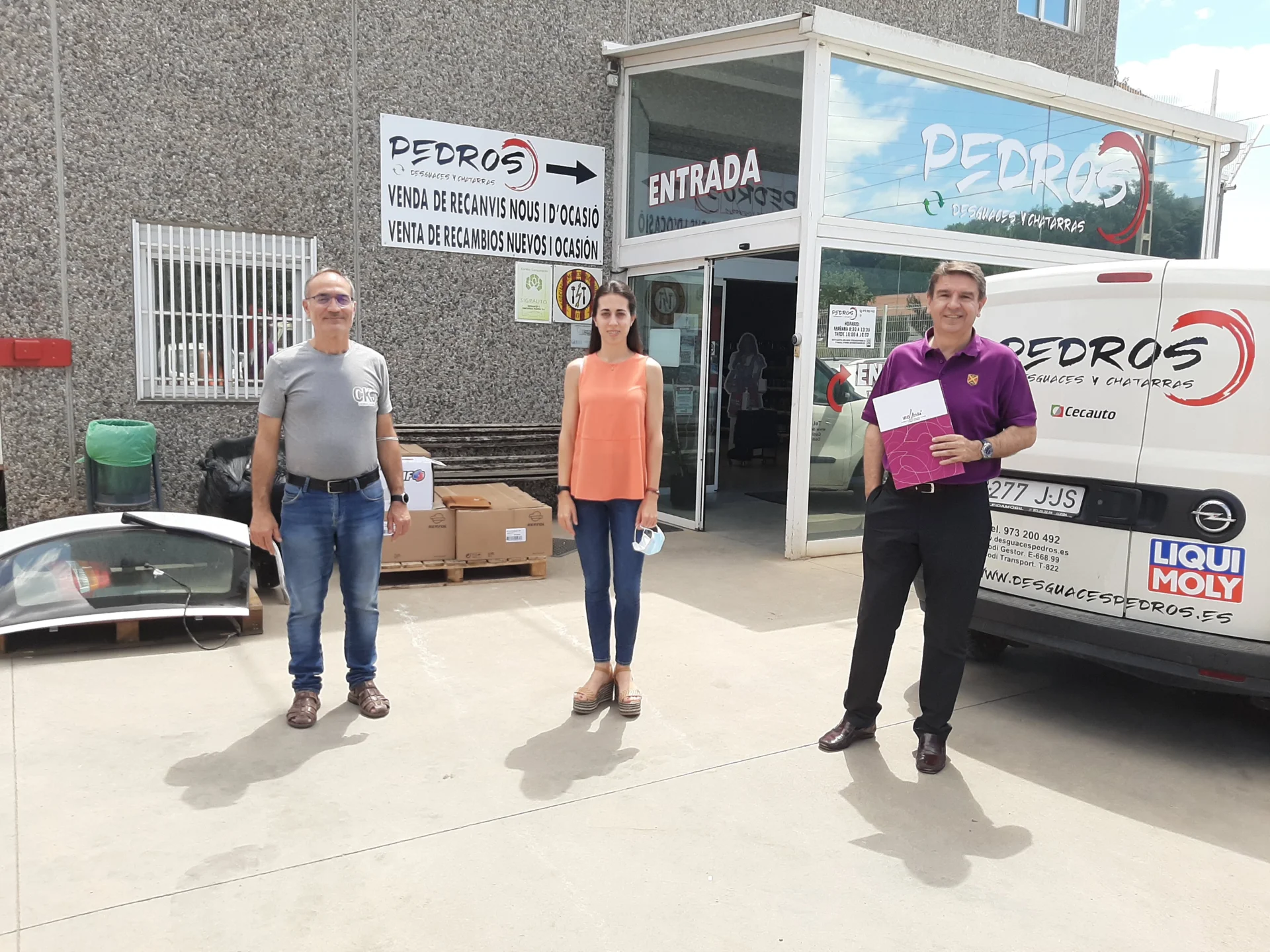 Desguaces y Chatarras Pedrós renews its collaboration with IRBLleida