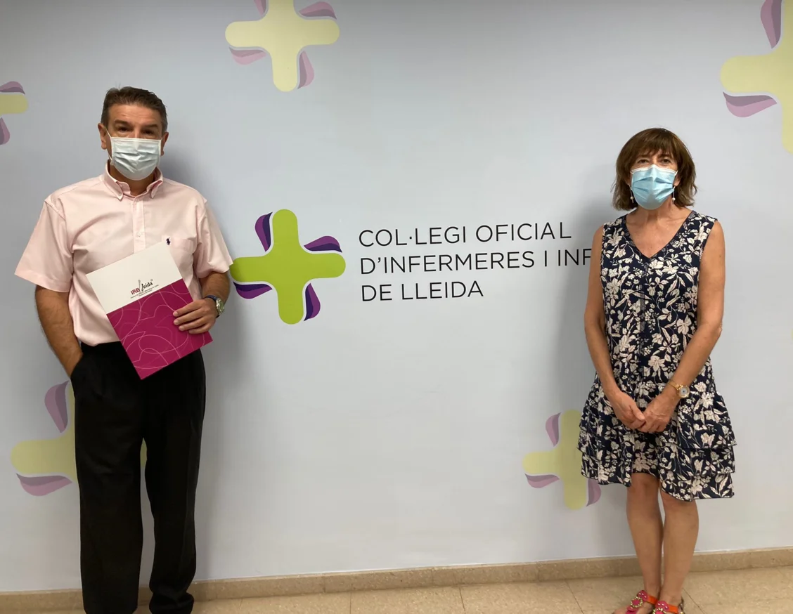 The Col·legi Oficial d'Infermeres i Infermers de Lleida (COILL) renews its collaboration with IRBLleida