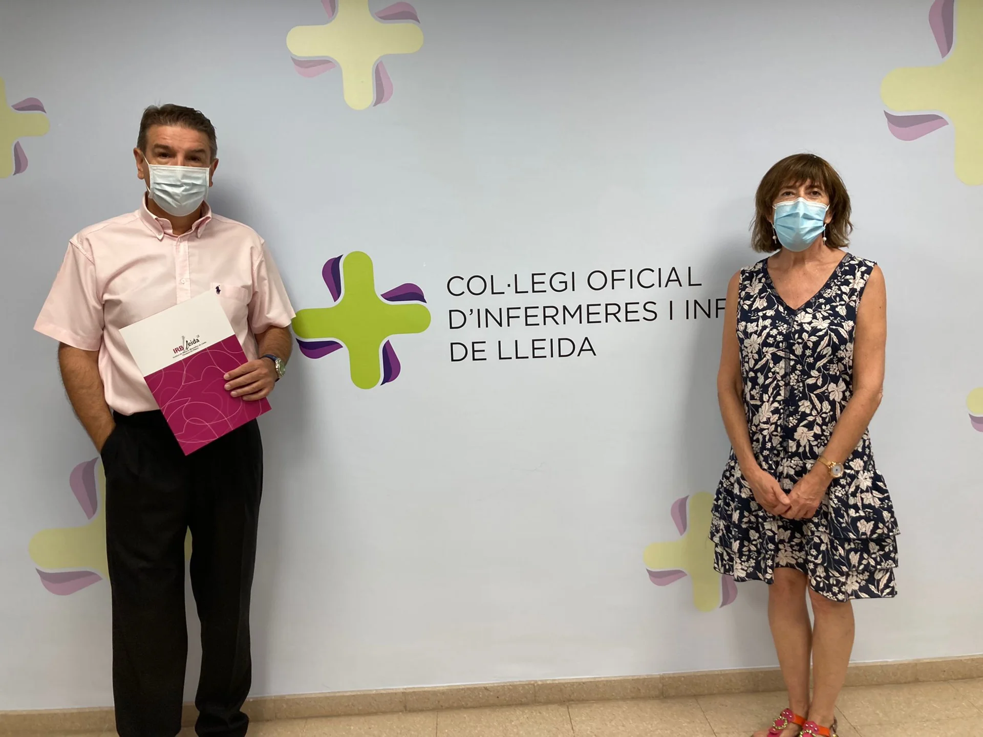 El Col·legi Oficial d'Infermeres i Infermers de Lleida (COILL) renova la seva col·laboració amb l'IRBLleida