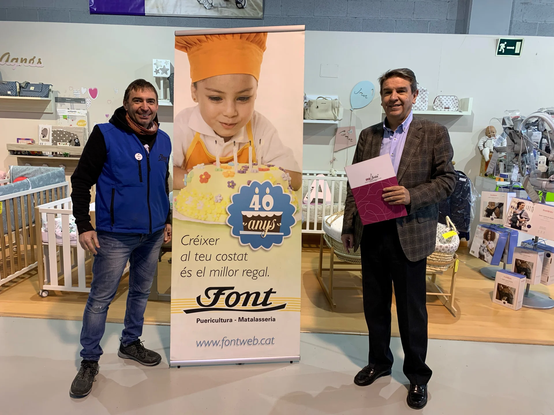 Font Puericultura renova la seva col·laboració amb l'IRBLleida