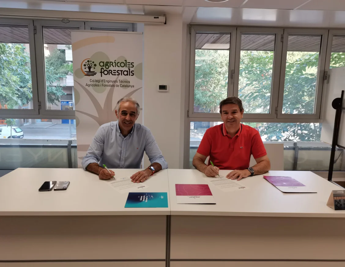 The Col·legi d'Enginyers Agrícoles i Forestals de Catalunya renews its collaboration with IRBLleida