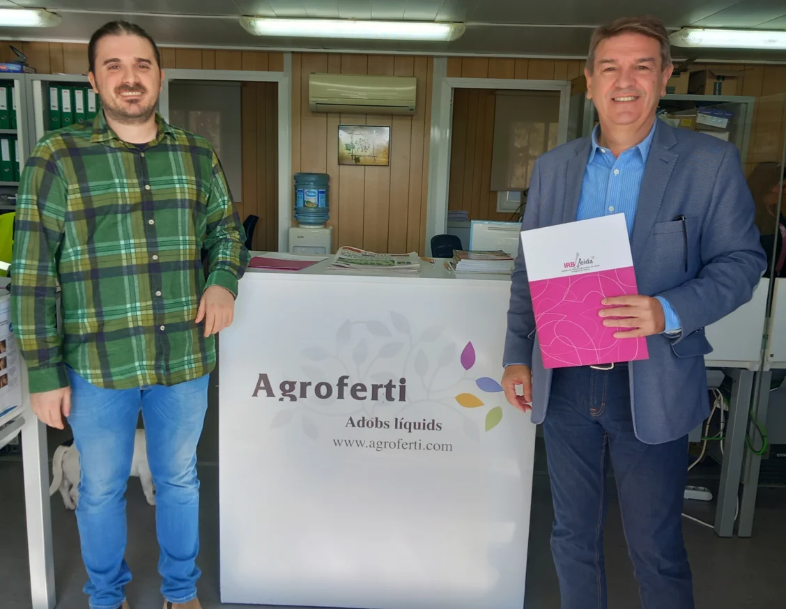 Agroferti Tractaments i Serveis renueva su colaboración con el IRBLleida
