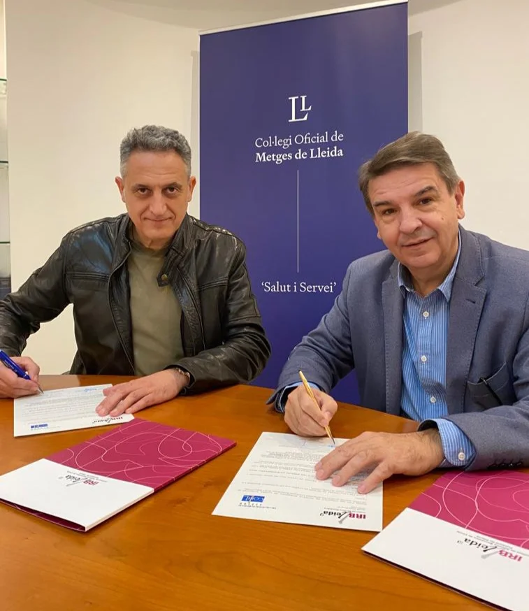 El Col·legi Oficial de Metges de Lleida renueva el acuerdo de colaboración con el IRBLleida