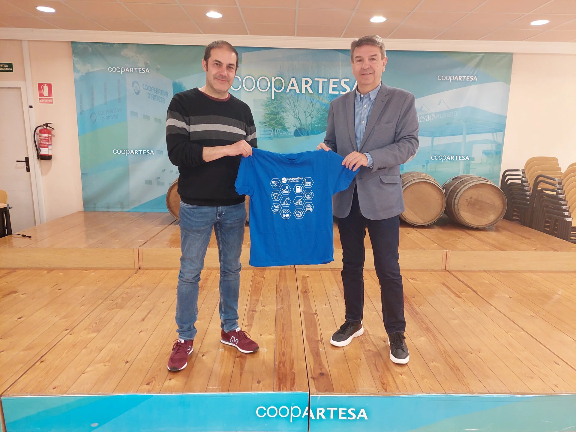 Campaña de la Cooperativa de Artesa de Segre para recaudar dinero para el IRBLleida