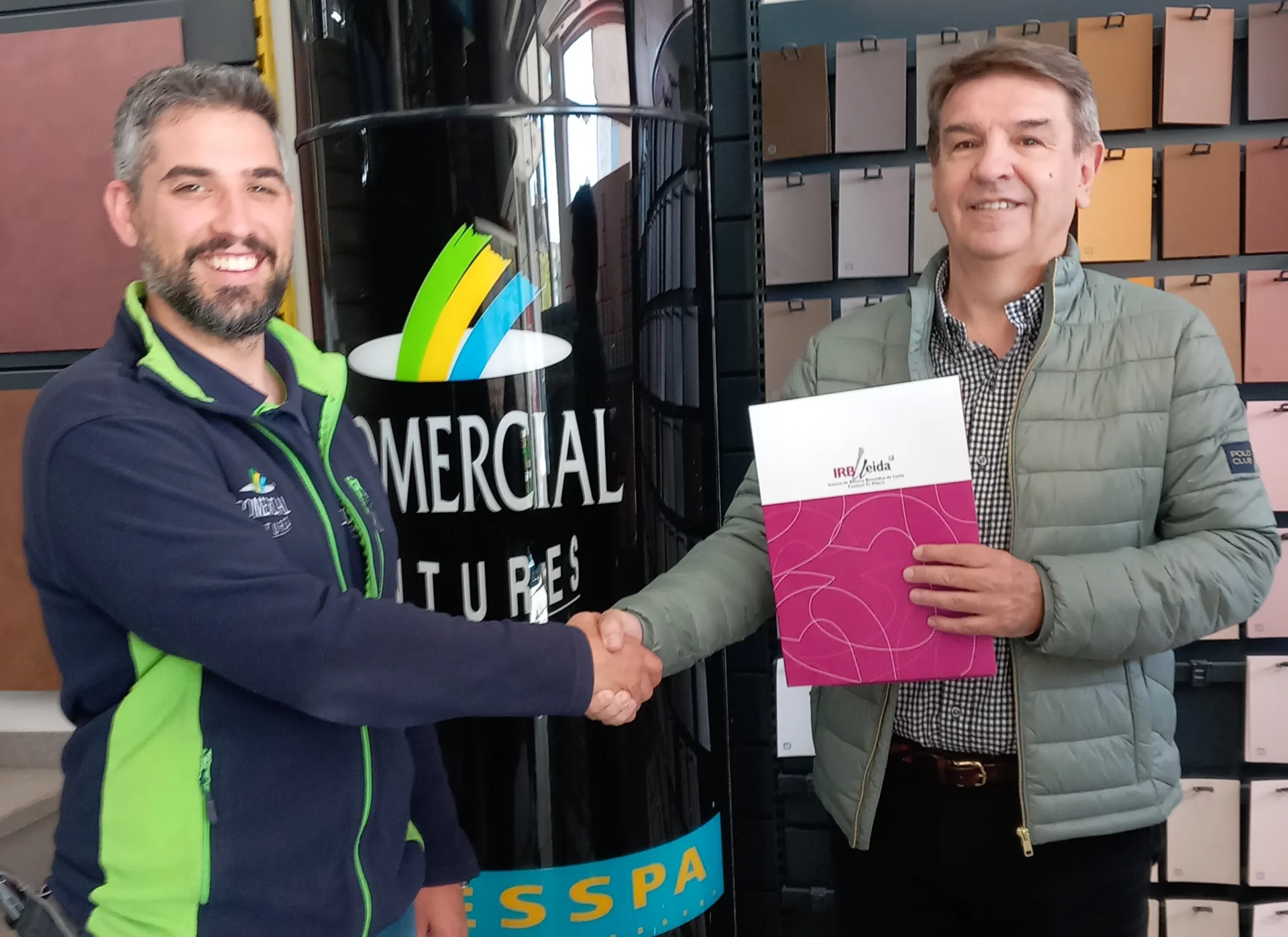 Comercial Pintures renova la seva col·laboració amb l'IRBLleida