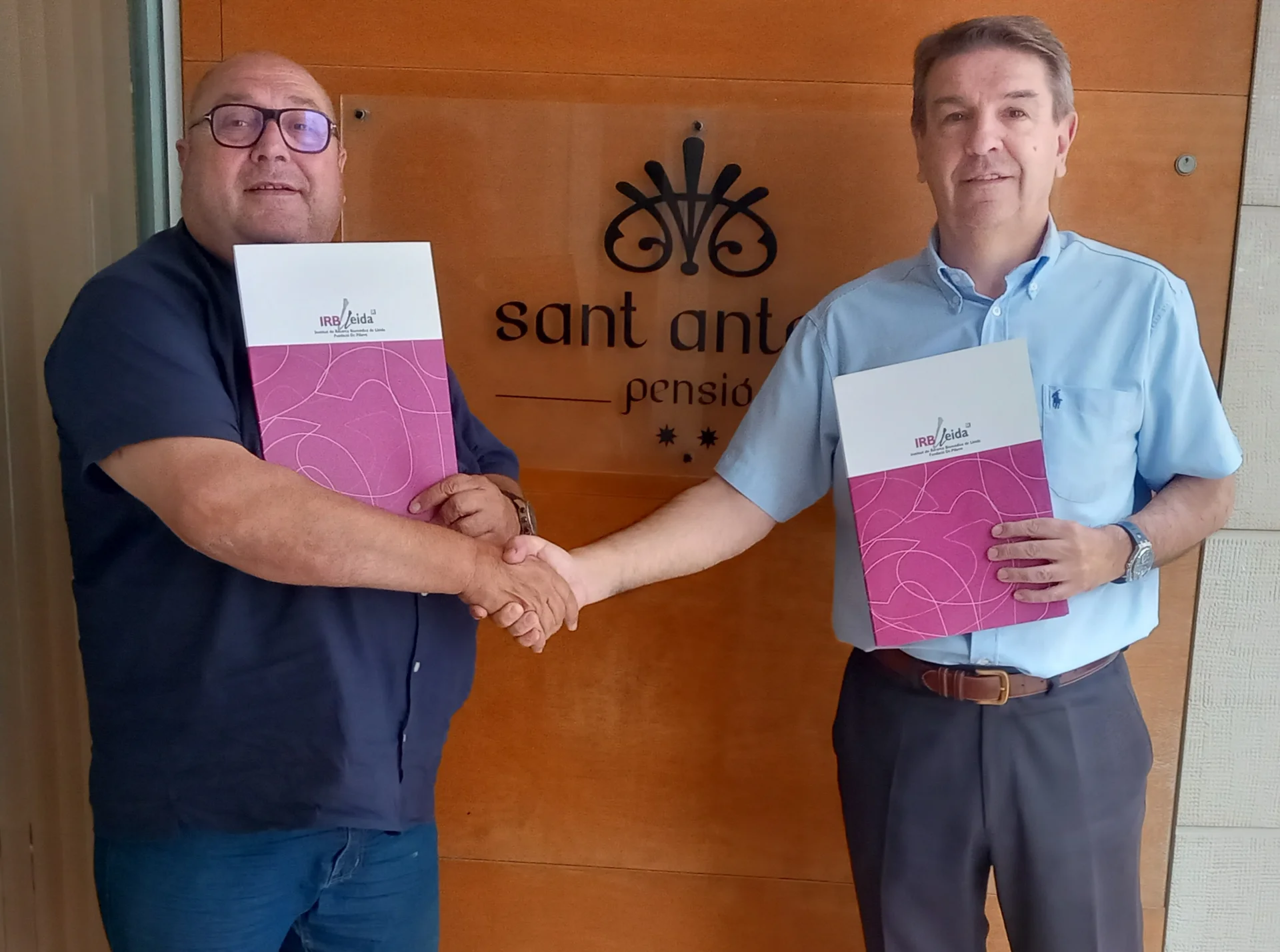 The Pensió Sant Antoni del Palau d'Anglesola renews its collaboration with the IRBLleida