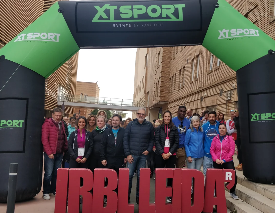 Más de 200 personas participan en la 1a Marcha IRBLleida