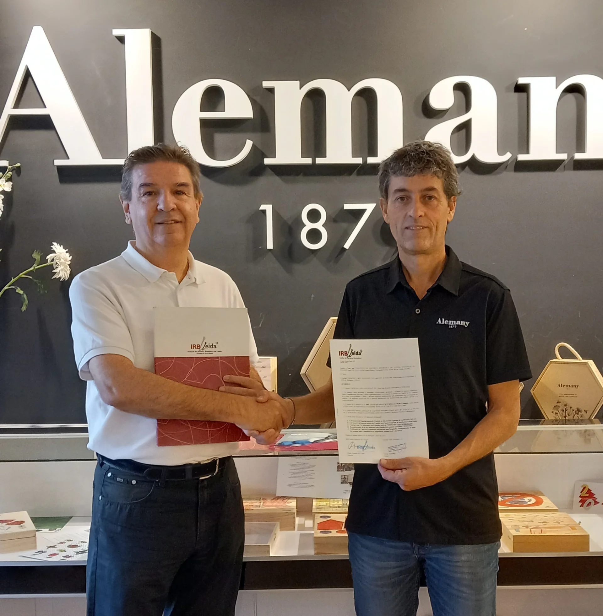 Torrons i Mel Alemany renueva su colaboración con el IRBLleida
