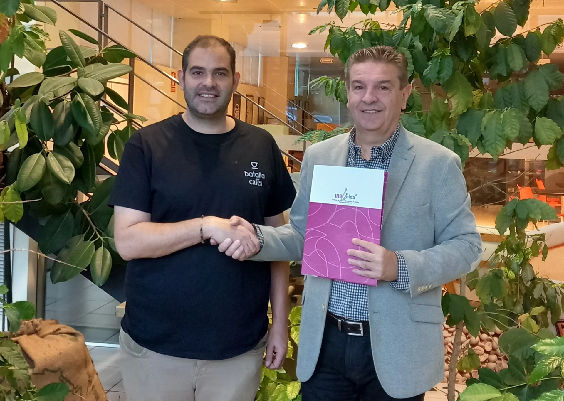 Cafés Batalla renews its collaboration with the IRBLleida