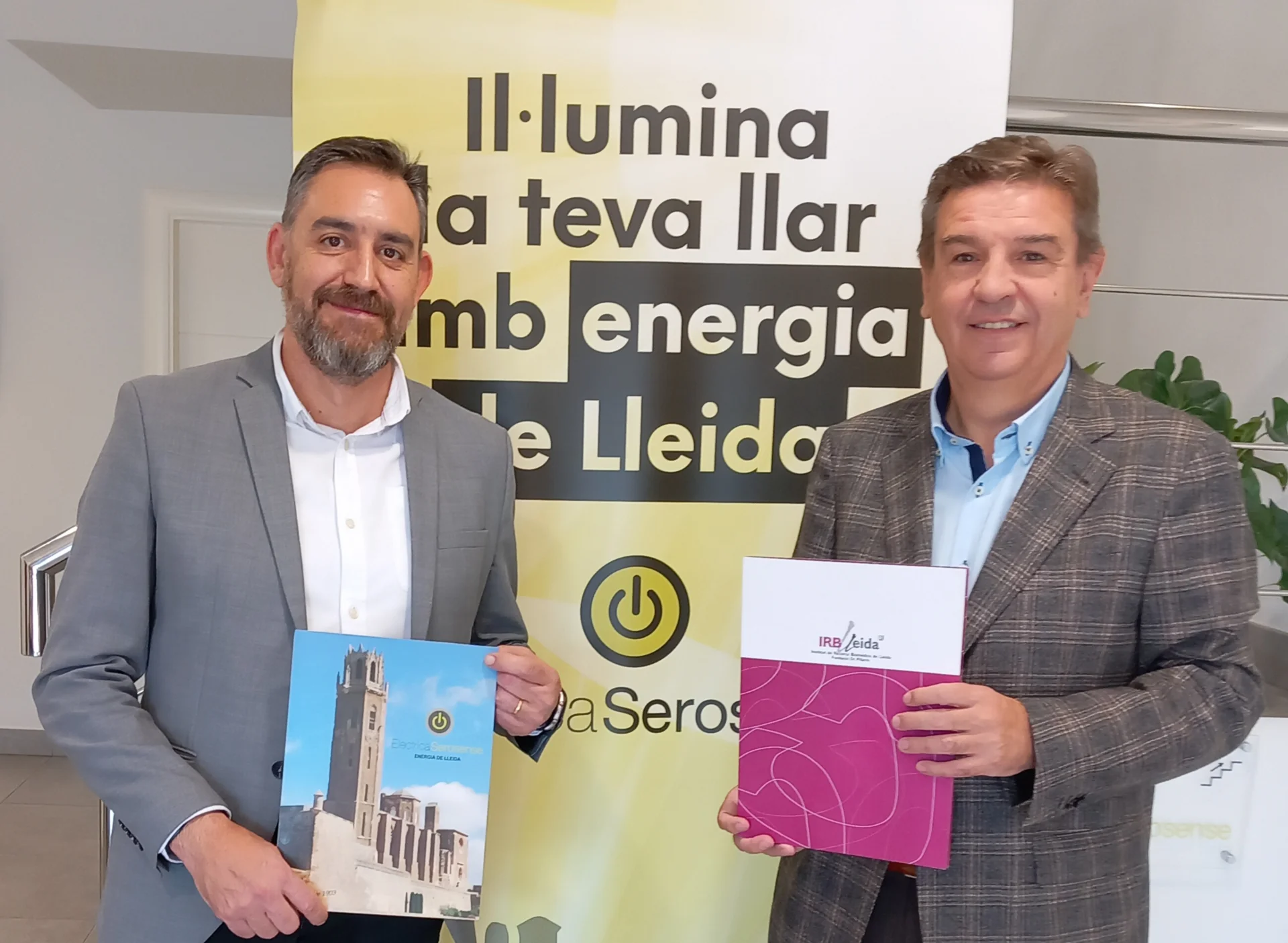 Elèctrica Serosense renueva su colaboración con el IRBLleida