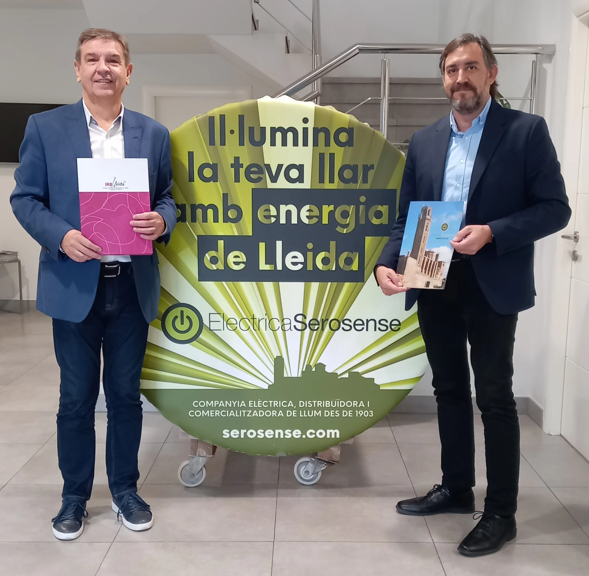 Elèctrica Serosense renueva su colaboración con el IRBLleida