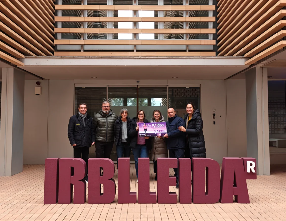 The 10th edition of the ‘Cursa de la Dona Nayox’ raises €3,672 for breast cancer research at IRBLleida