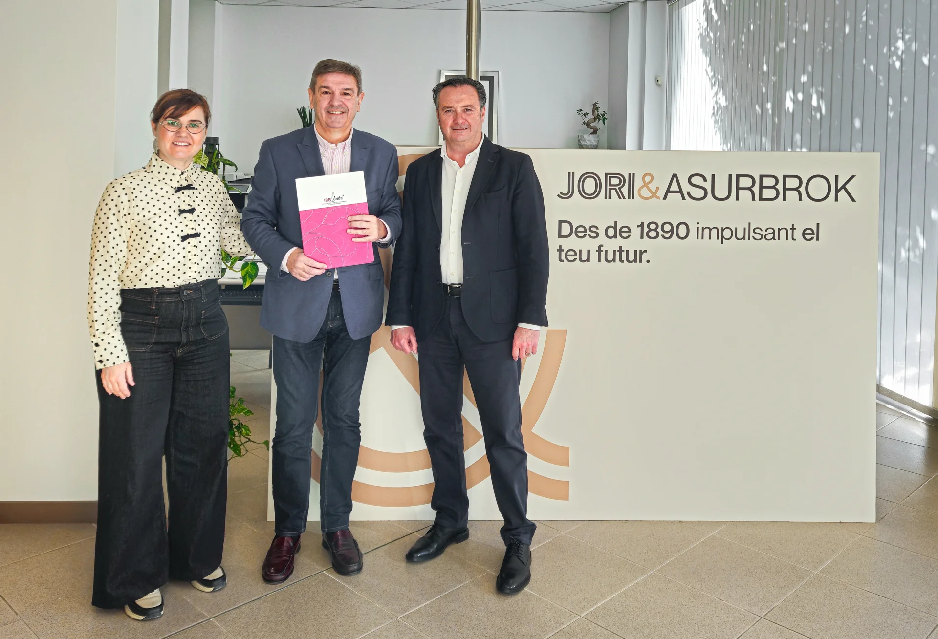 JORI&ASURBROK renews its collaboration with IRBLLeida