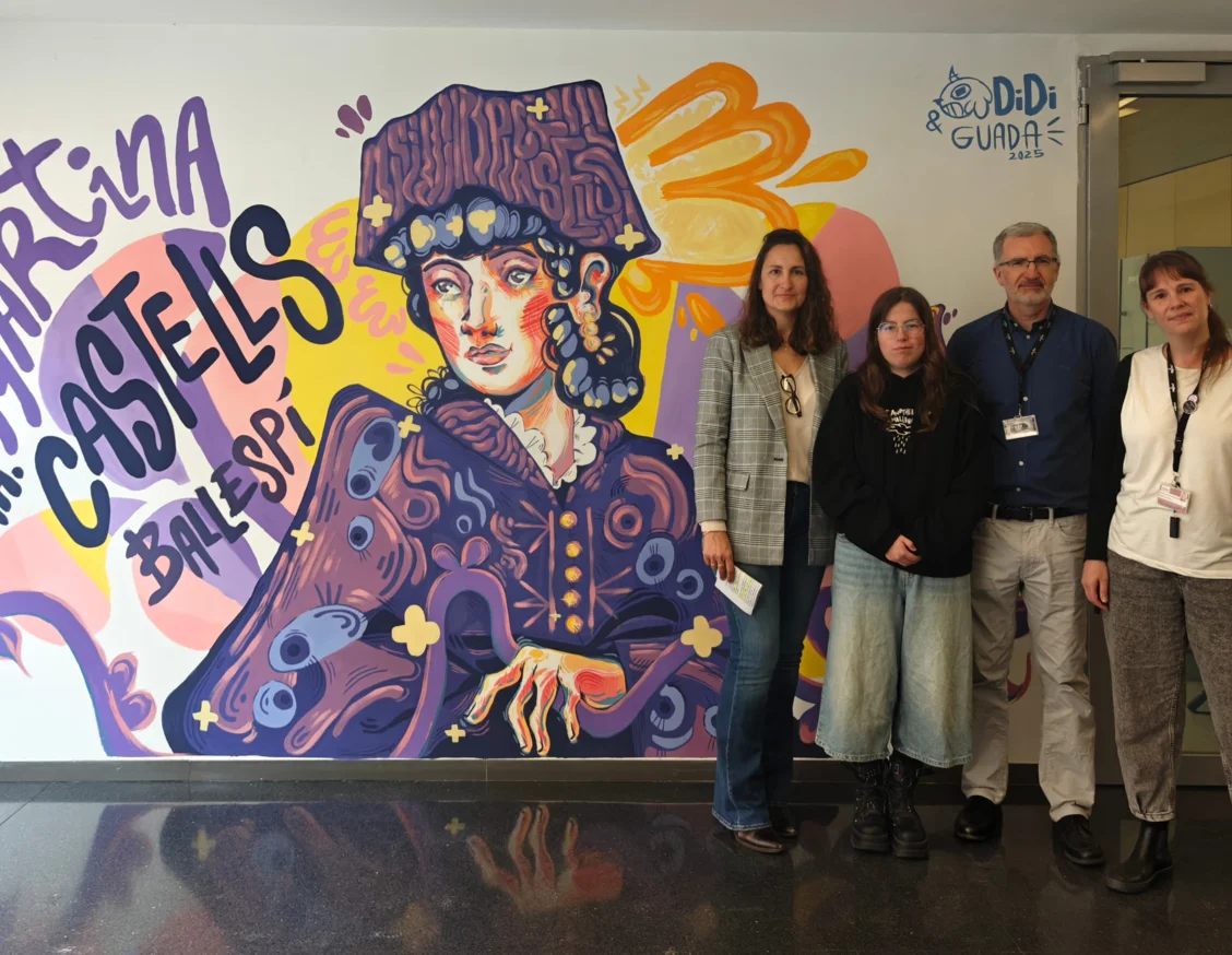 IRBLleida inaugurates its mural dedicated to the Lleida doctor Martina Castells Ballespí