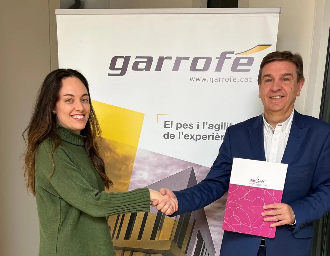 The company Garrofé renews its collaboration with IRBLleida