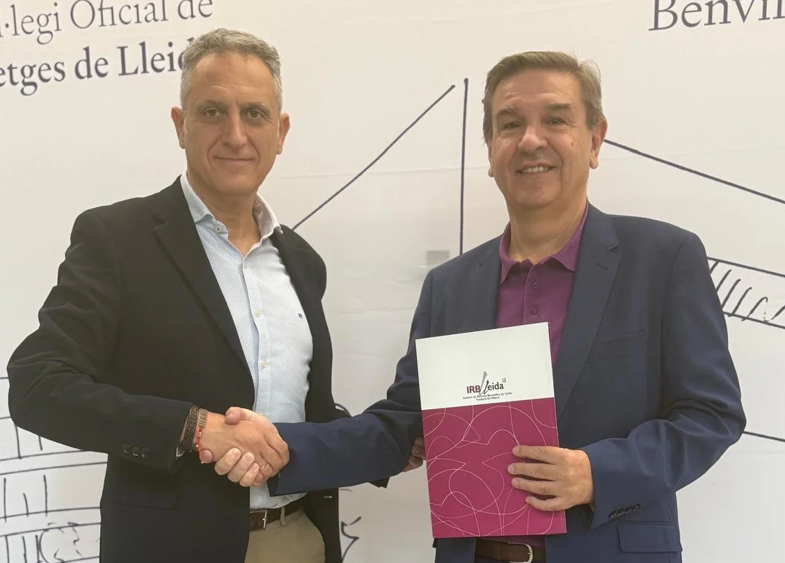 The Col·legi Oficial de Metges de Lleida (COMLL) renews its collaboration with IRBLleida