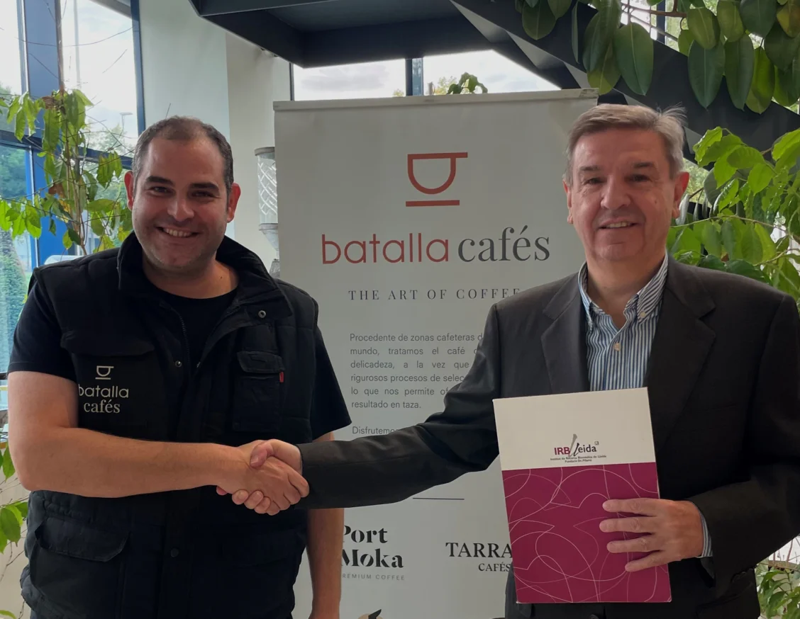 Cafés Batalla renews its collaboration with the IRBLleida