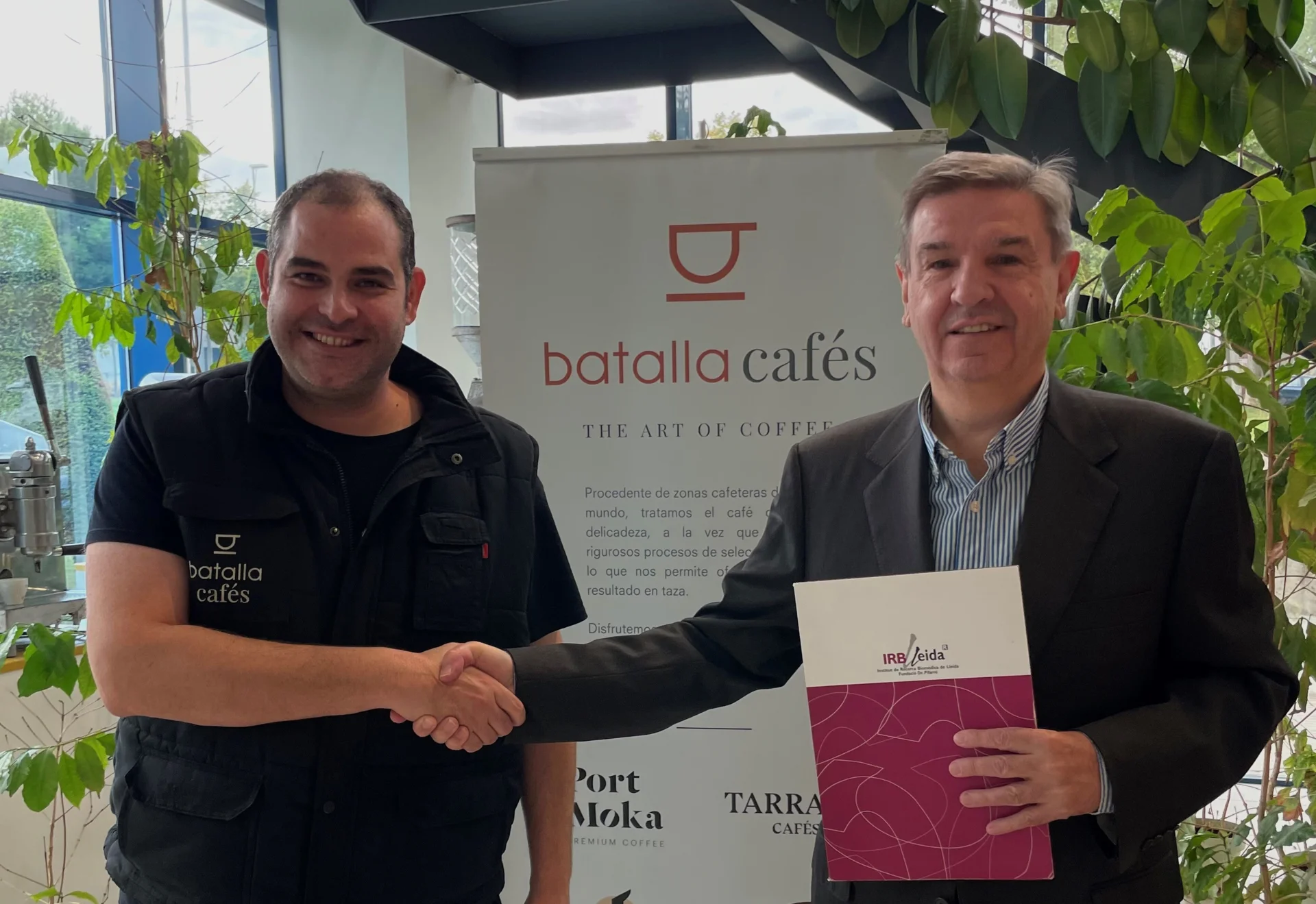 Cafès Batalla renova la seva col·laboració amb l'IRBLleida