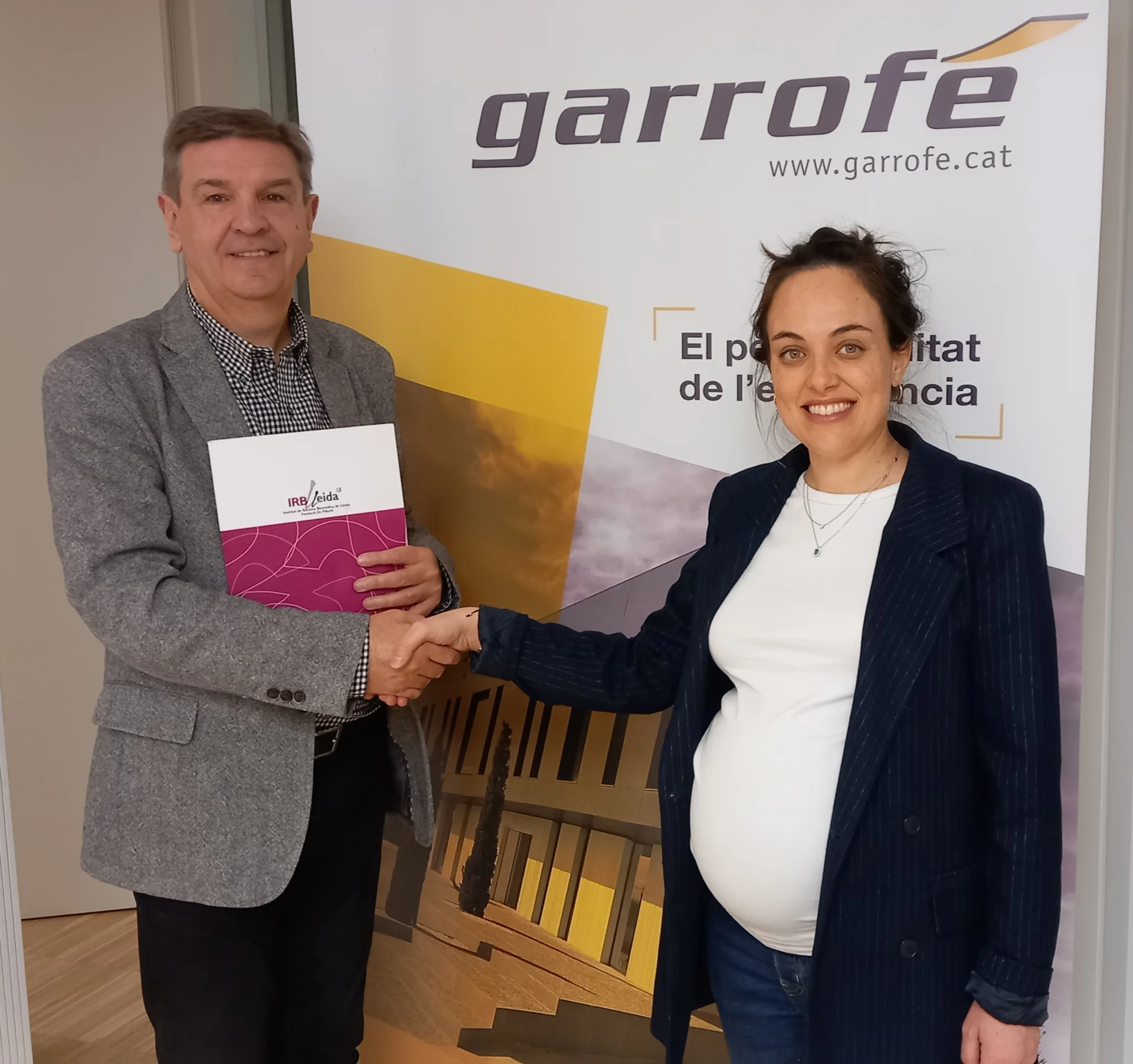 La empresa Garrofé renueva su colaboración con el IRBLleida