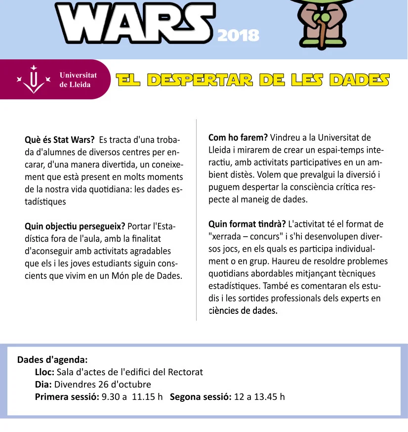 Stat Wars: El despertar de los datos