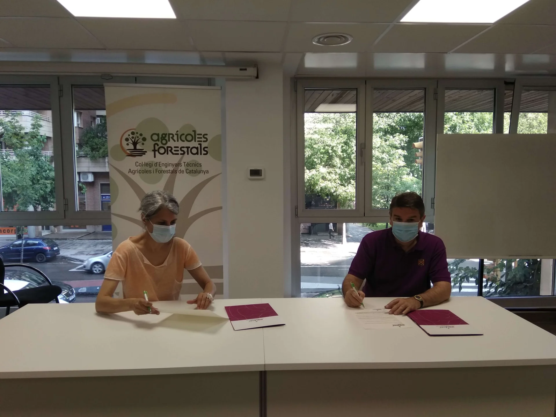 El Col·legi d'Enginyers Tècnics Agrícoles i Forestals de Catalunya renova la seva col·laboració amb l'IRBLleida