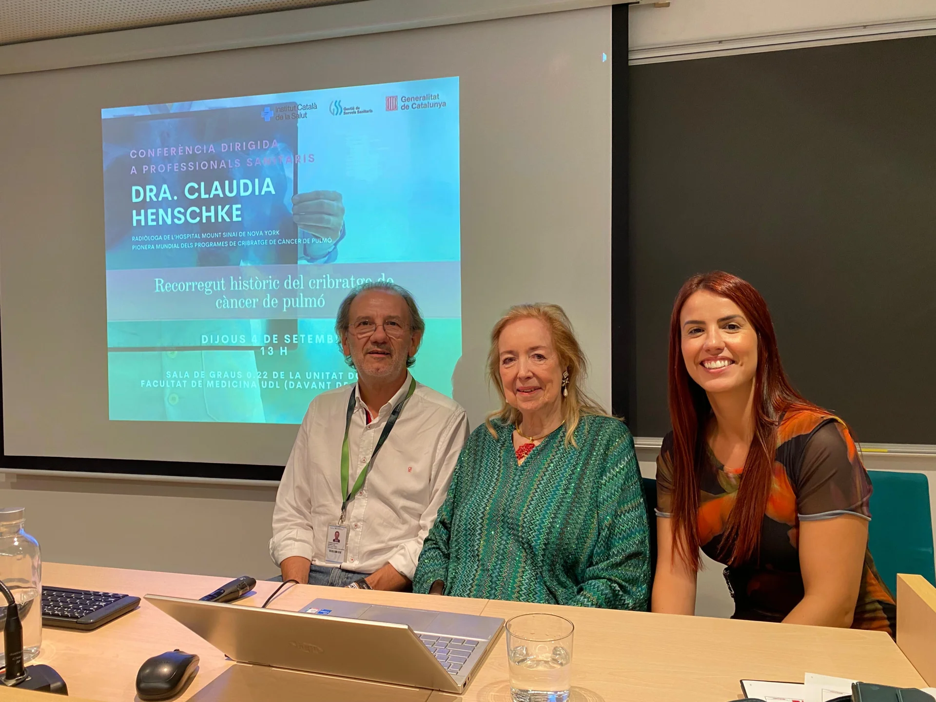La prestigiosa radiòloga Claudia Henschke, pionera del cribratge del càncer de pulmó a nivell mundial, imparteix a Lleida una conferència als professionals sanitaris