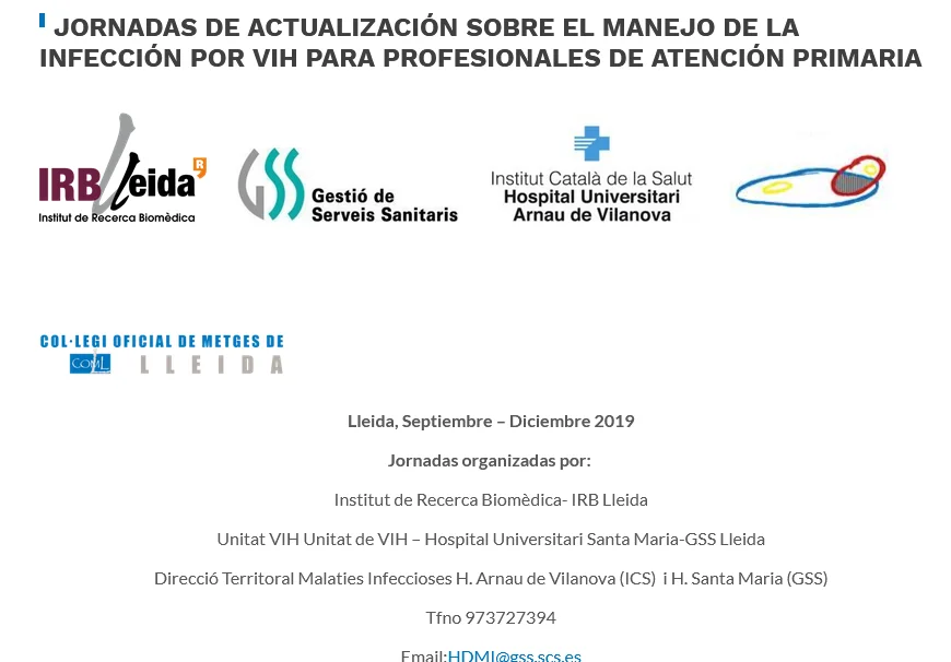 Jornadas de Actualización sobre el Manejo de la Infección por VIH