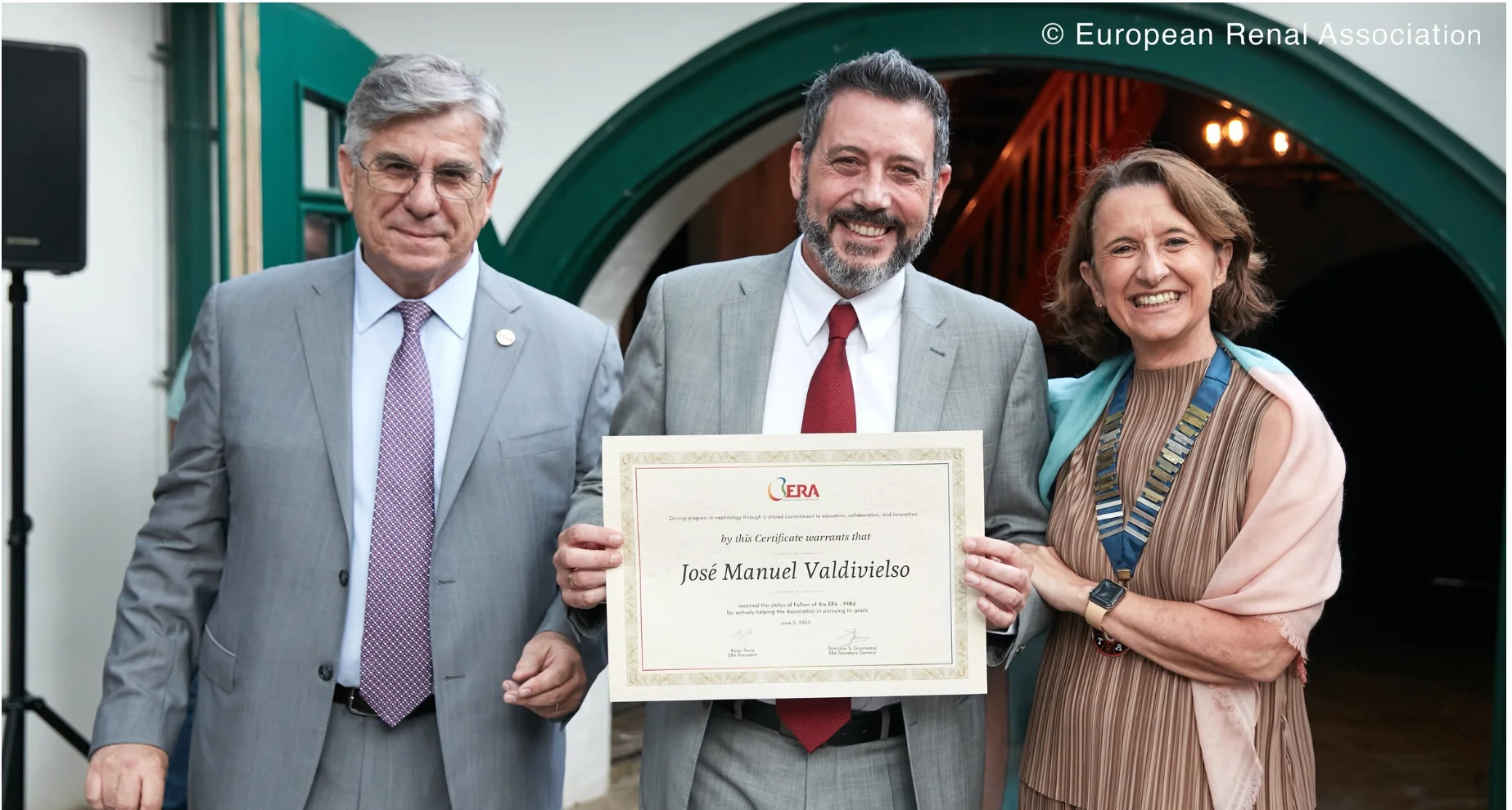 The researcher José Manel Valdivielso, recognised by the European Renal Association for his research work in the field of nephrology