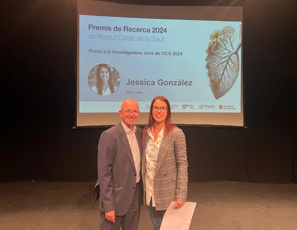 The 15th Research Conference of the Catalan Institute of Health awards the IRBLleida researcher Jessica Gonzalez