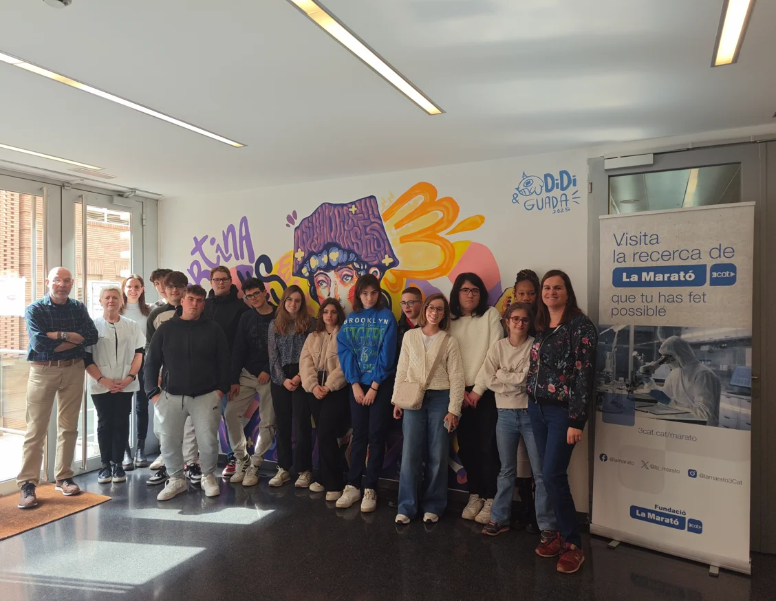 50 people participate in the visits to IRBLleida to learn about the projects funded by the 3CAT Marathon