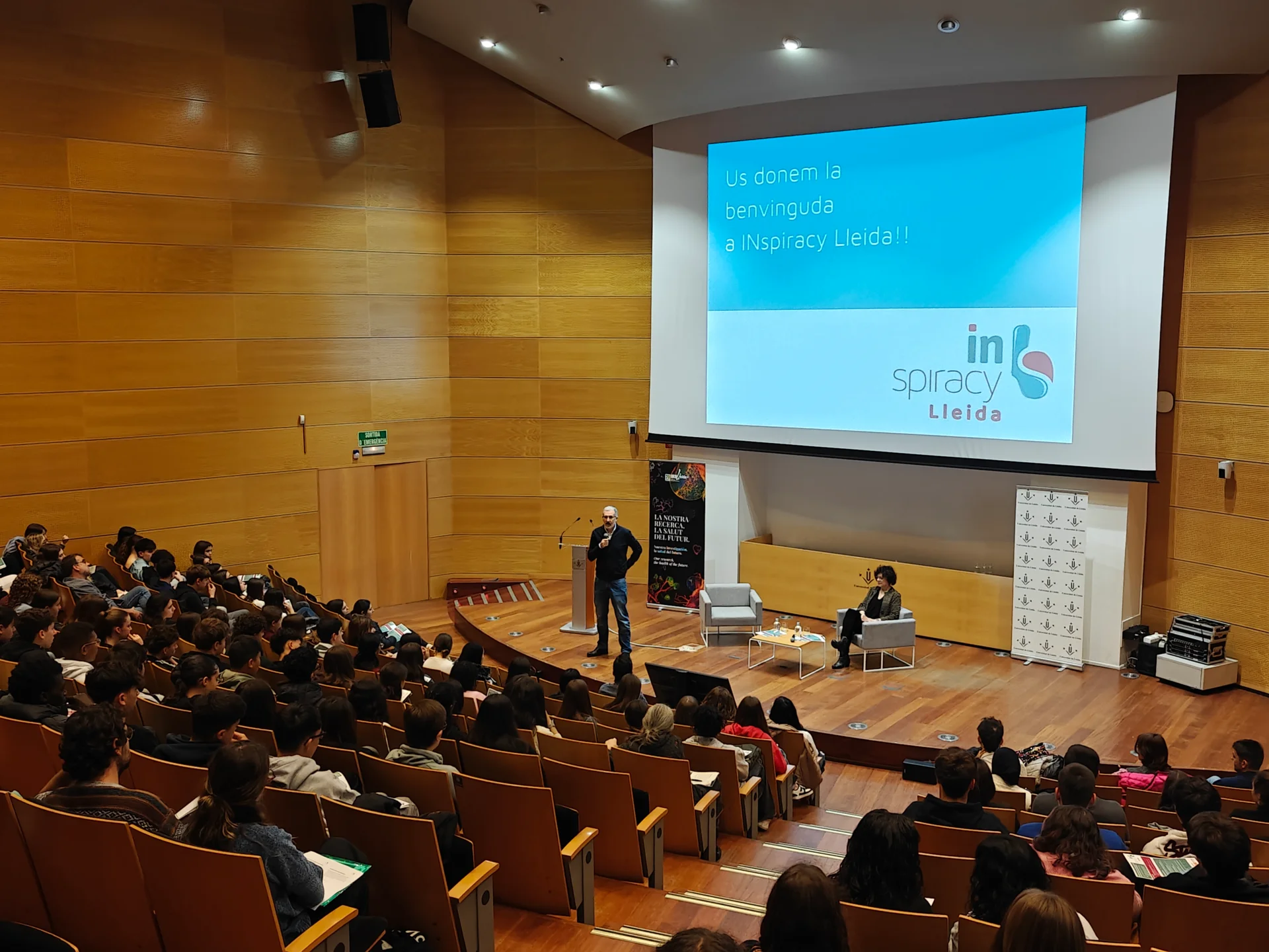 Prop de 300 estudiants de batxillerat de Lleida assisteixen a la IV jornada INspiracy Lleida per estimular l’interès per la investigació en l’àmbit científic