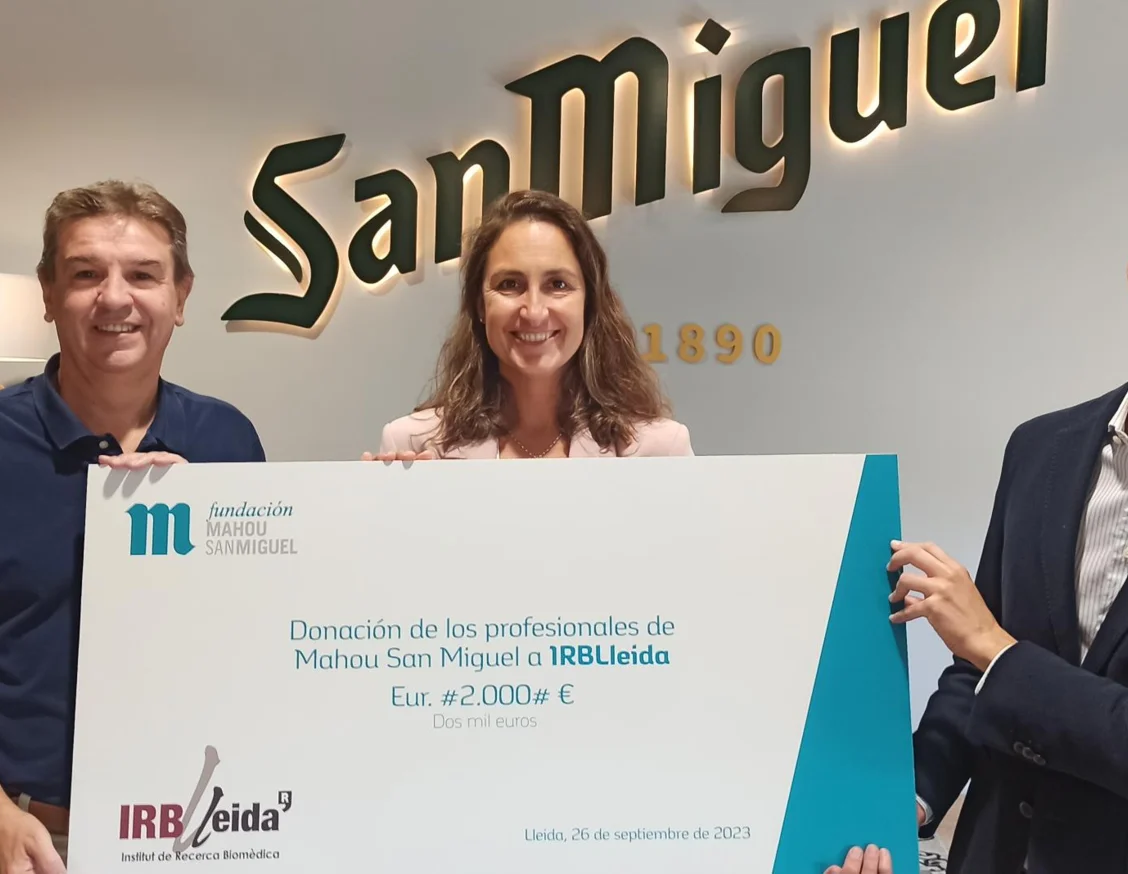 La Fundación Mahou San Miguel renueva su colaboración con el IRBLleida