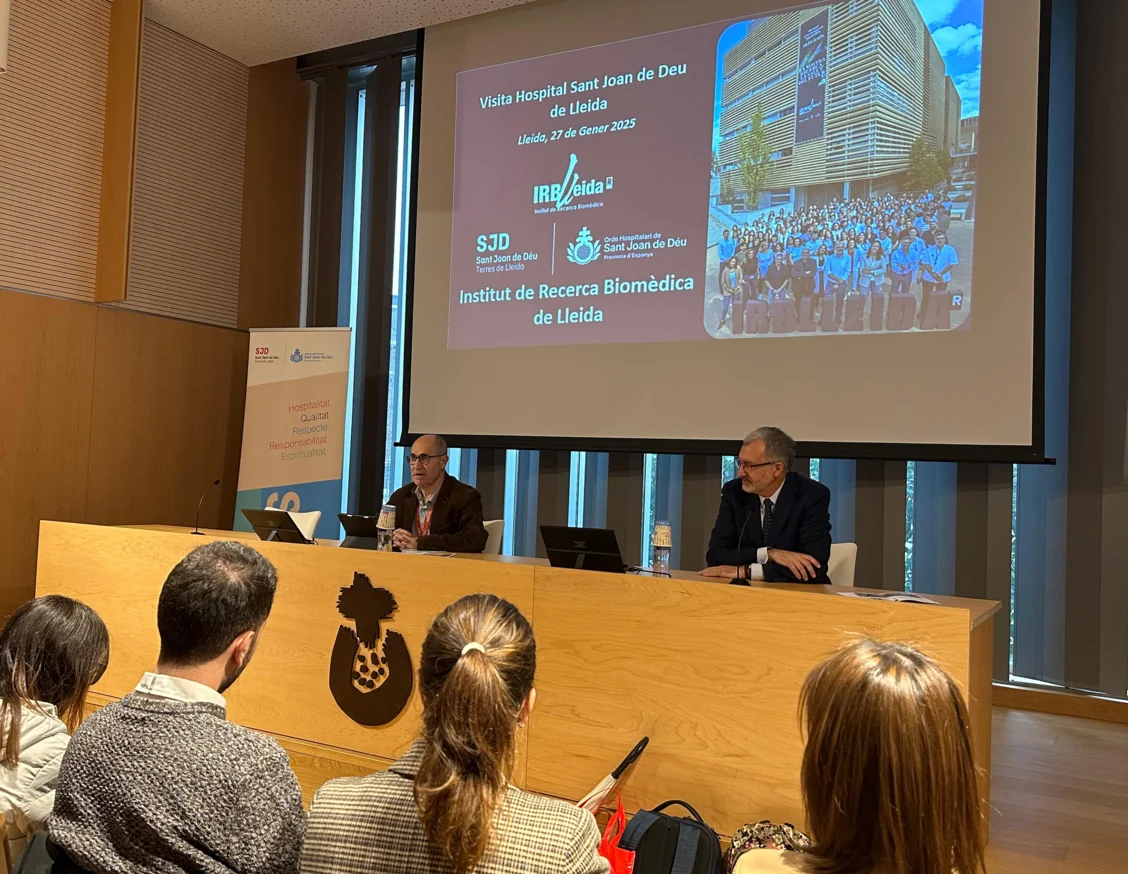 Presentation of the IRBLleida at the Hospital Sant Joan de Déu Terres de Lleida