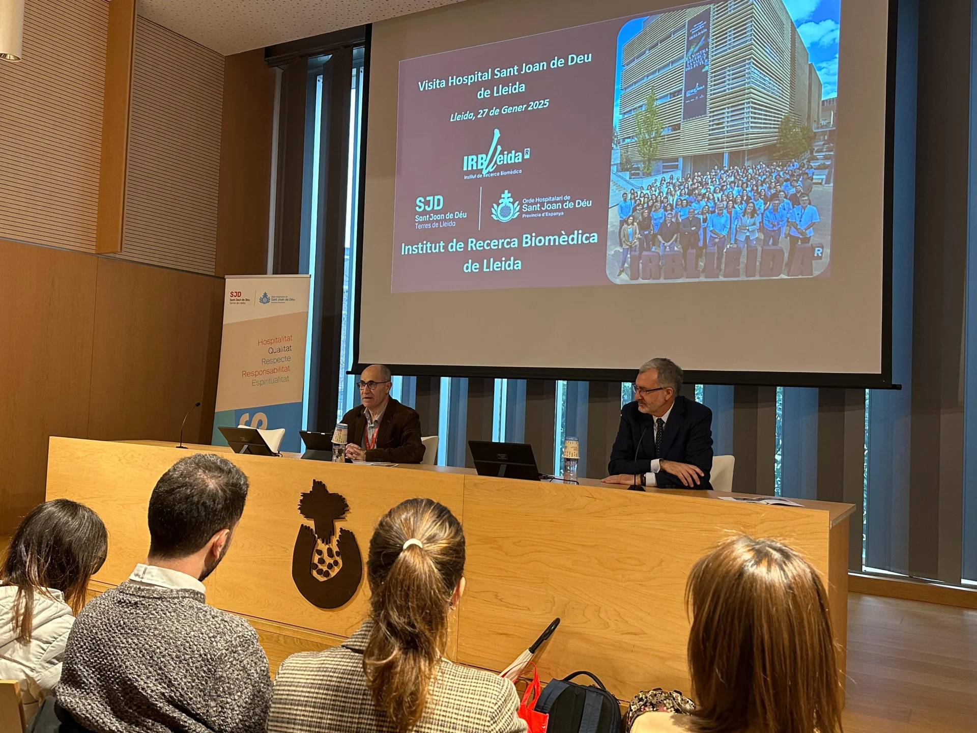 Presentació de l'IRBLleida a l'Hospital Sant Joan de Déu Terres de Lleida