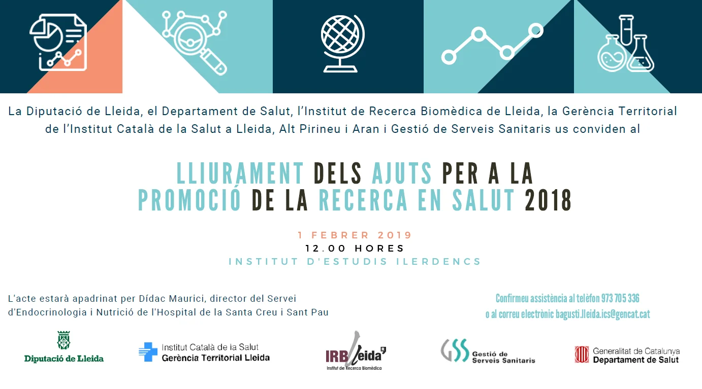 Entrega ajuts per a la promoció de la recerca científica 2018