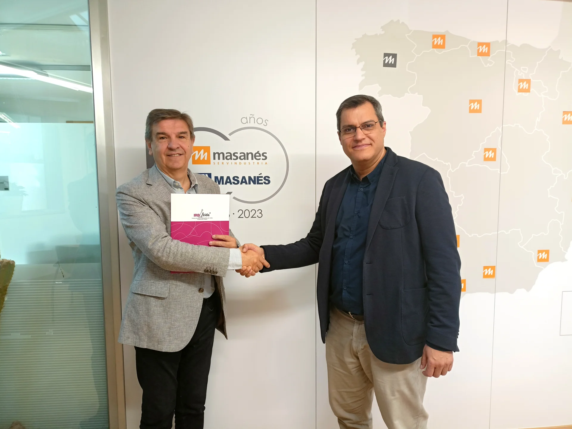 Masanés Servindustria renueva su colaboración con el IRBLleida