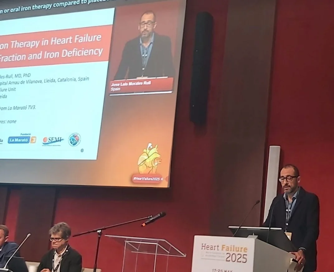 Un assaig clínic liderat des de Lleida utilitza molècules de ferro oral en persones grans amb insuficiència cardíaca 