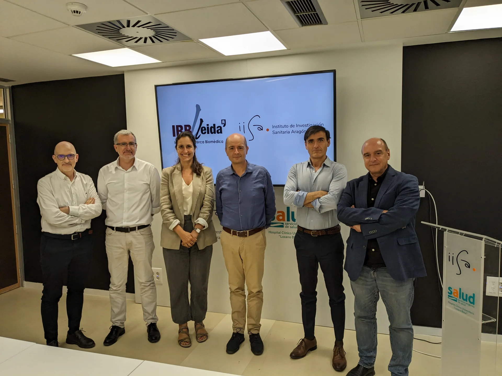 La direcció de l'IRBLleida es reuneix amb la direcció de l'IIS Aragón