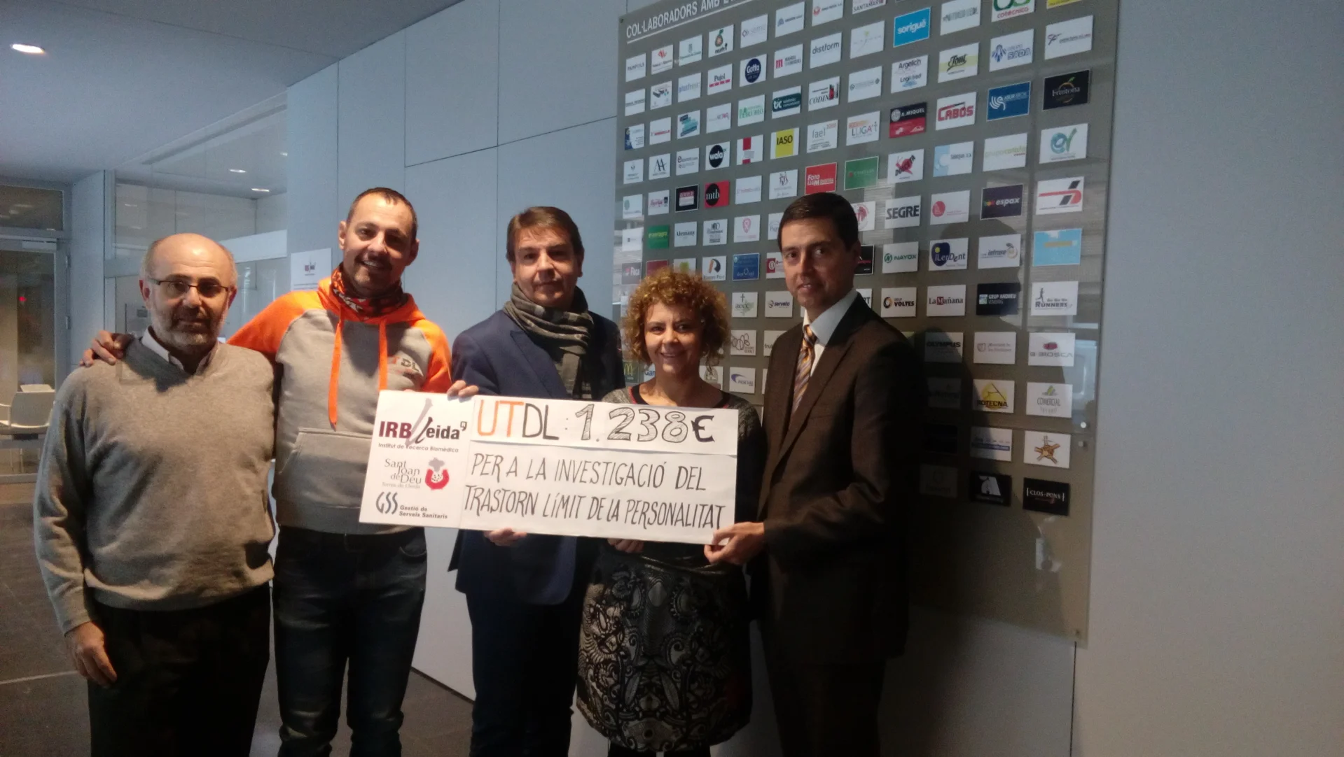 La Ultra Trail Terres de Lleida recapta 1.238 euros per la recerca a l’IRBLleida del trastorn límit de personalitat
